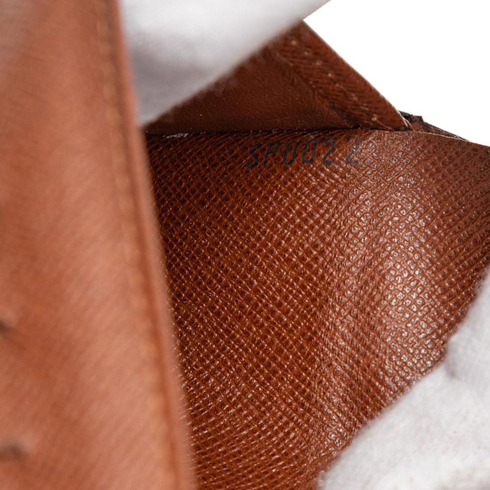 Louis Vuitton B Louis Vuitton Brown Monogram Canvas Fabric Monogram Trifold Wallet France