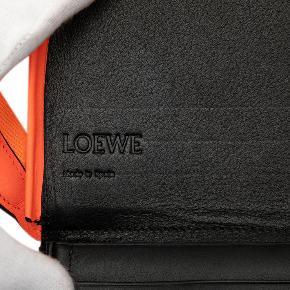Loewe AB LOEWE Orange Calf Leather Small Soft skin Heel Pouch Spain