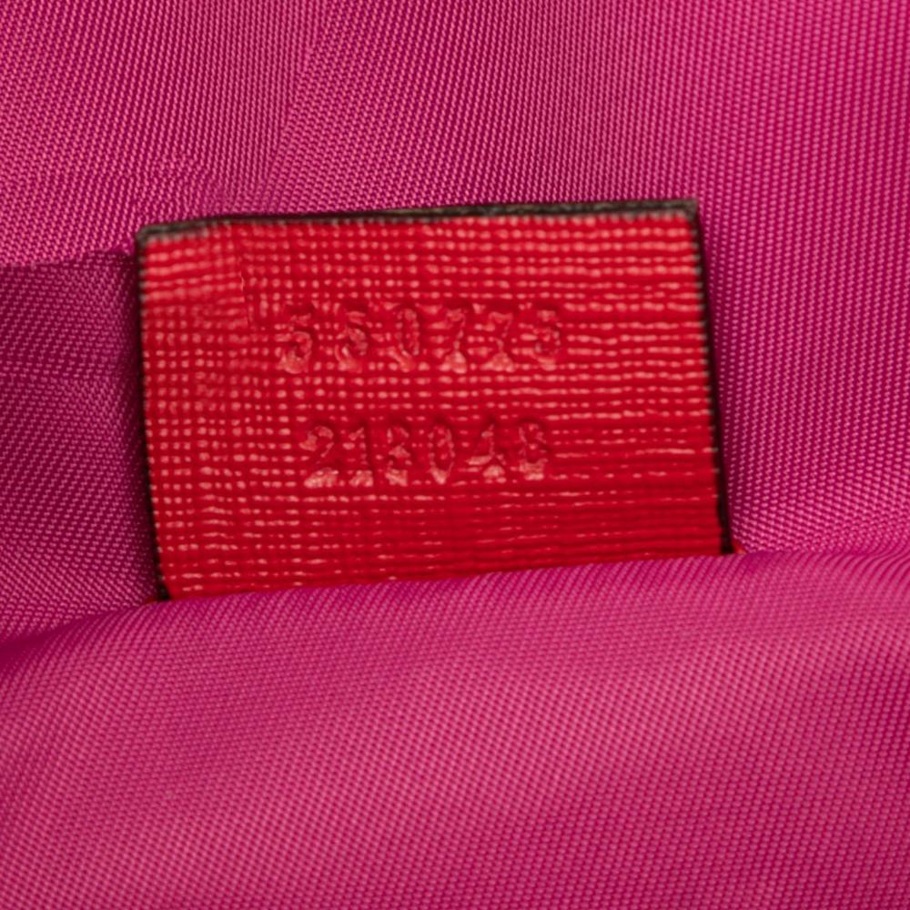 Gucci AB Gucci Brown Beige Coated Canvas Fabric GG Supreme Web Star Print Childrens Backpack Italy