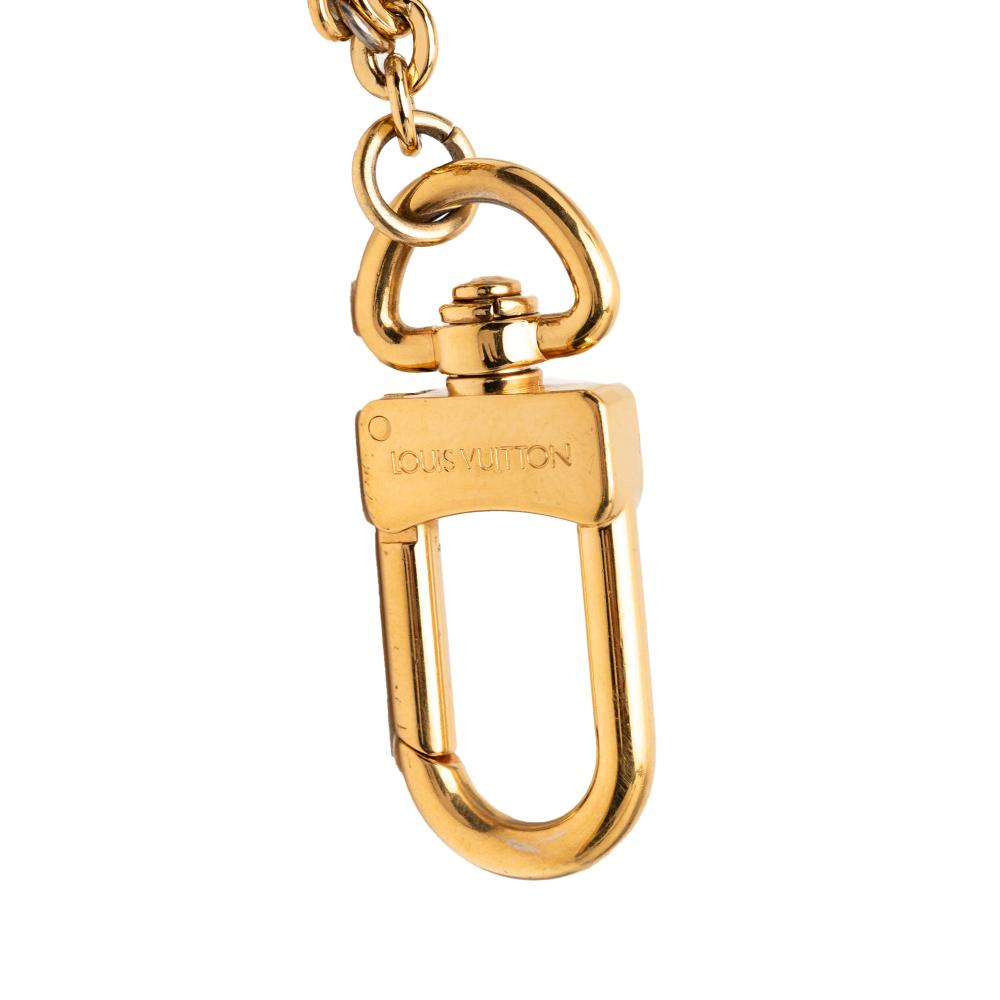Louis Vuitton AB Louis Vuitton Gold Gold Plated Metal Spring Street Chain Bag Charm Italy