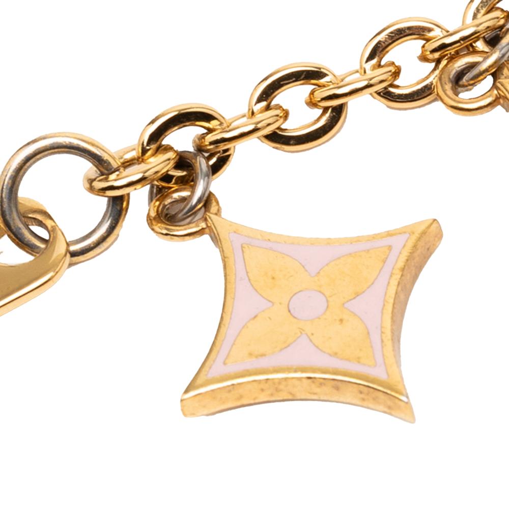 Louis Vuitton AB Louis Vuitton Gold Gold Plated Metal Spring Street Chain Bag Charm Italy