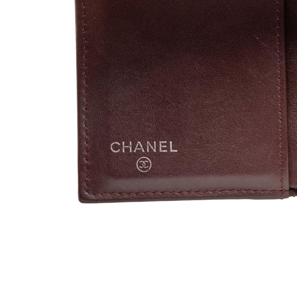 Chanel B Chanel Black Caviar Leather Leather Classic Caviar Trifold Flap Wallet Spain