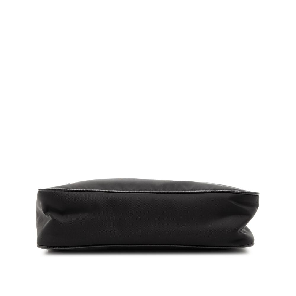 Prada B Prada Black Nylon Fabric Re Re Edition 2005 Shoulder Bag Italy