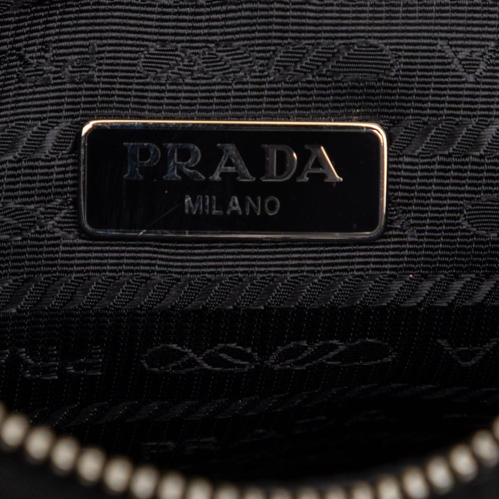 Prada B Prada Black Nylon Fabric Re Re Edition 2005 Shoulder Bag Italy
