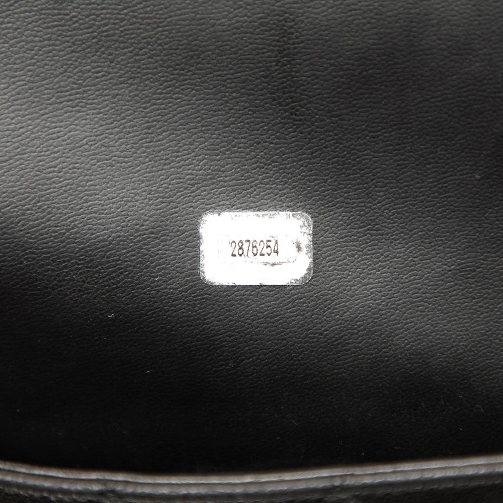 Chanel B Chanel Black Caviar Leather Leather Quilted Caviar Chain Tote Italy