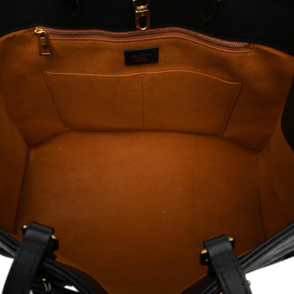 Louis Vuitton B Louis Vuitton Black Monogram Empreinte Leather Onthego GM France