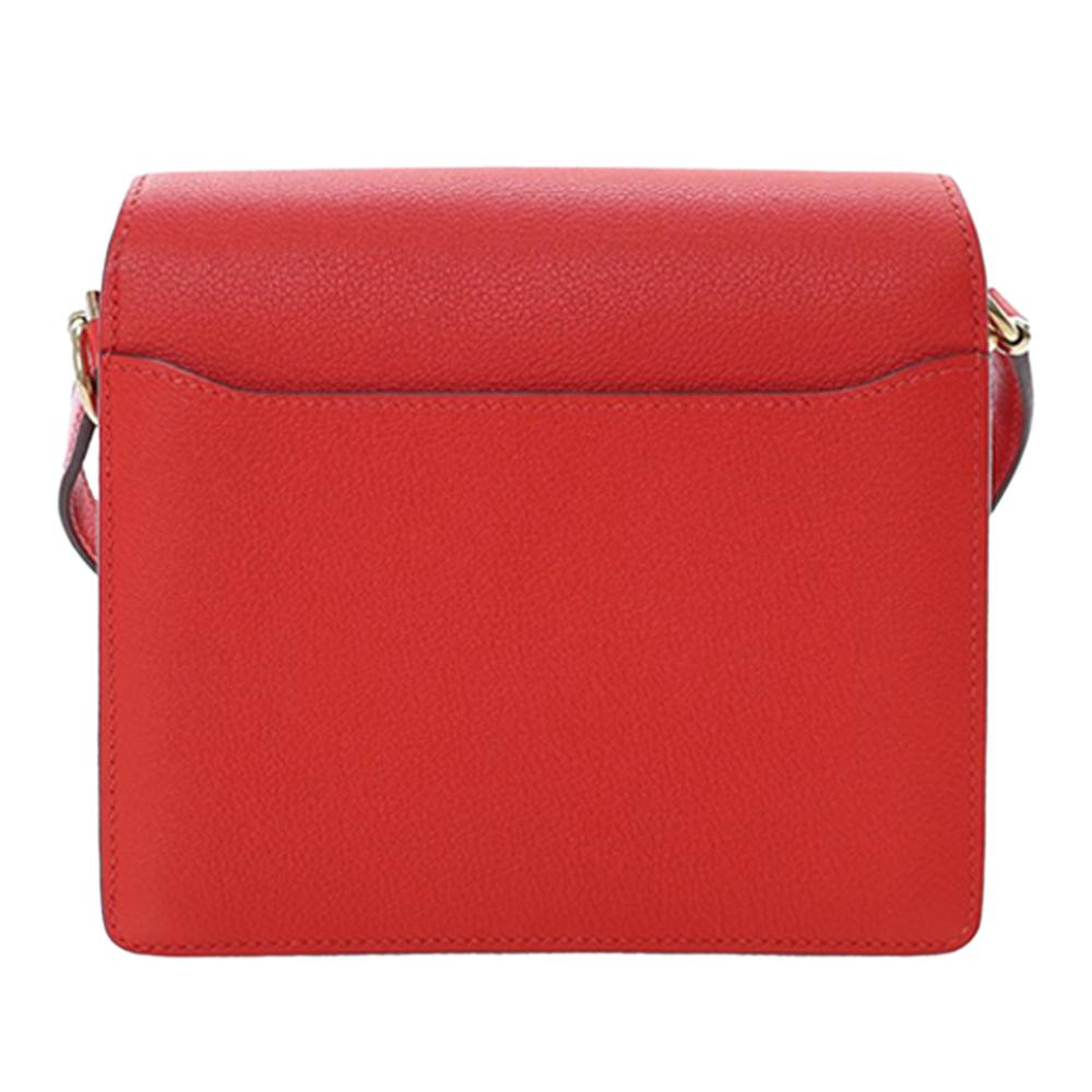 Hermès AB Hermès Red Calf Leather Mini Evercolor Sac Roulis 18 France