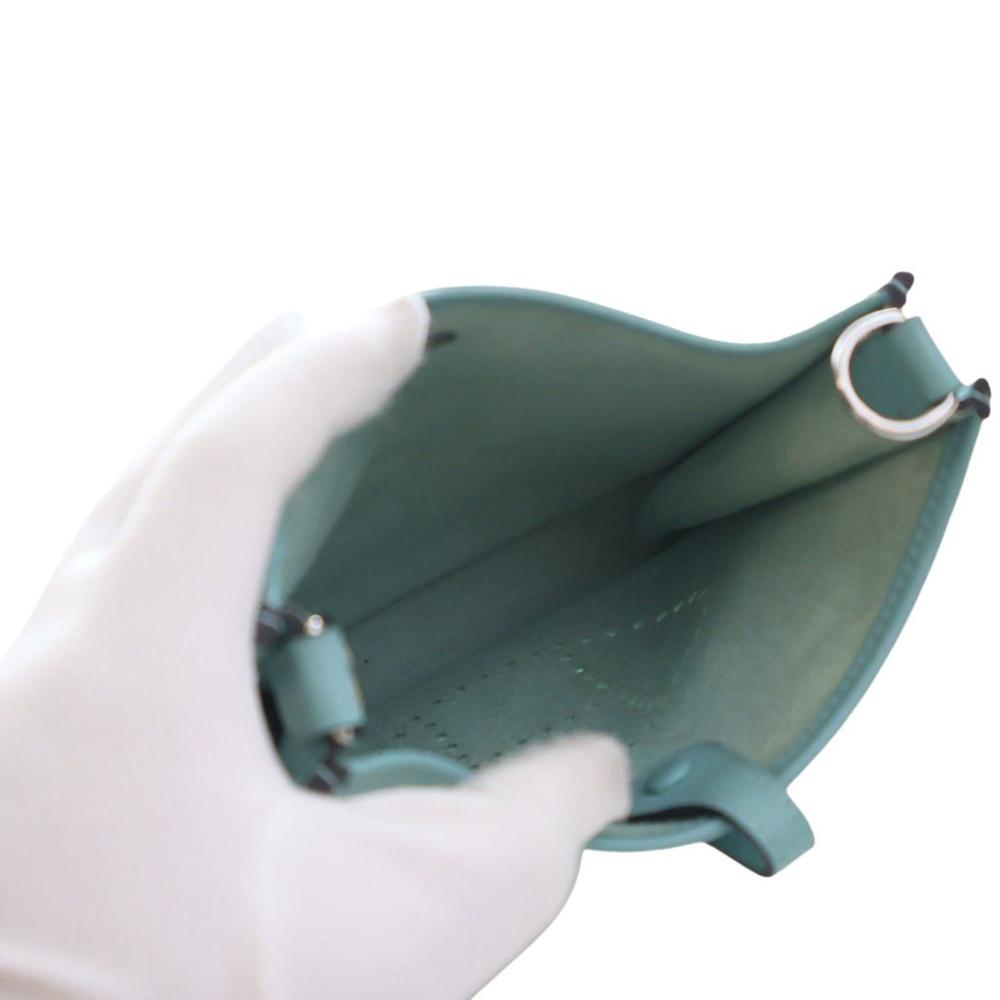 Hermès AB Hermès Blue Light Blue Calf Leather Epsom Evelyne TPM France