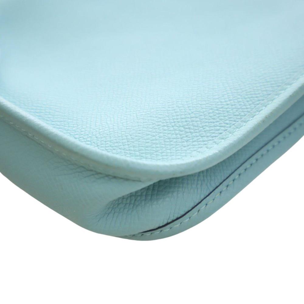 Hermès AB Hermès Blue Light Blue Calf Leather Epsom Evelyne TPM France