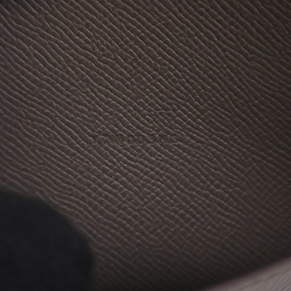 Hermès AB Hermès Brown Taupe Calf Leather Epsom Constance Long To Go Wallet France