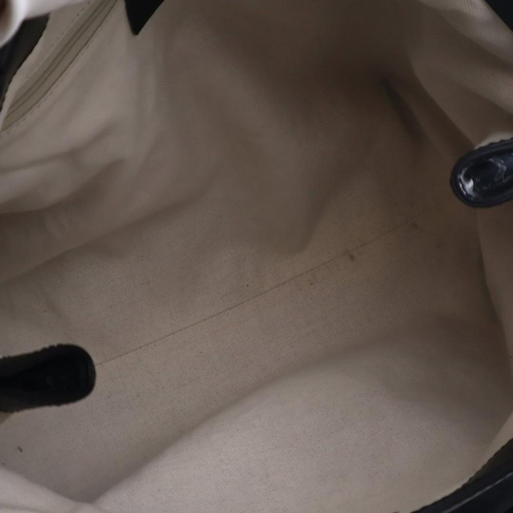 Gucci AB Gucci Black Canvas Fabric Large GG Sukey Tote Italy