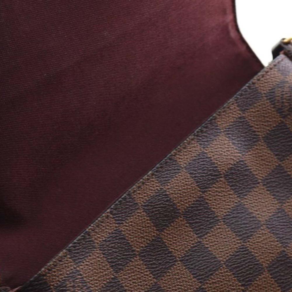 Louis Vuitton B Louis Vuitton Brown Damier Canvas Fabric Damier Ebene Favorite PM France