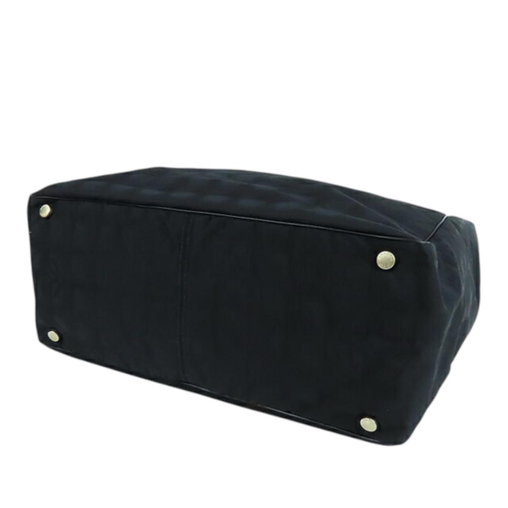 Chanel AB Chanel Black Nylon Fabric New Travel Line Tote France