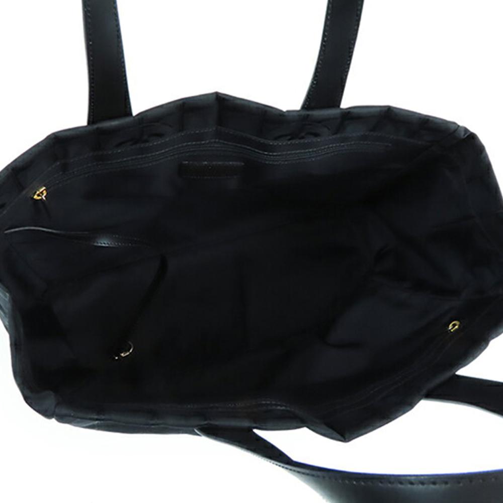 Chanel AB Chanel Black Nylon Fabric New Travel Line Tote France