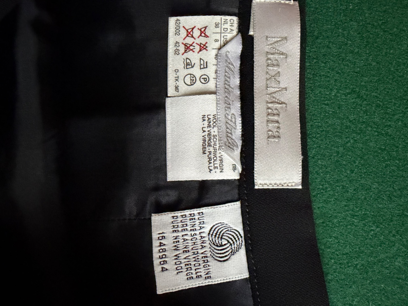 Max Mara 100% Merino Skirt