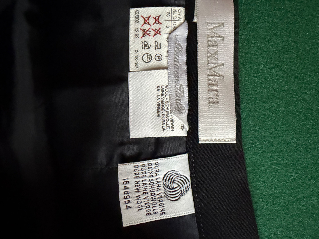 Max Mara 100% Merino Skirt
