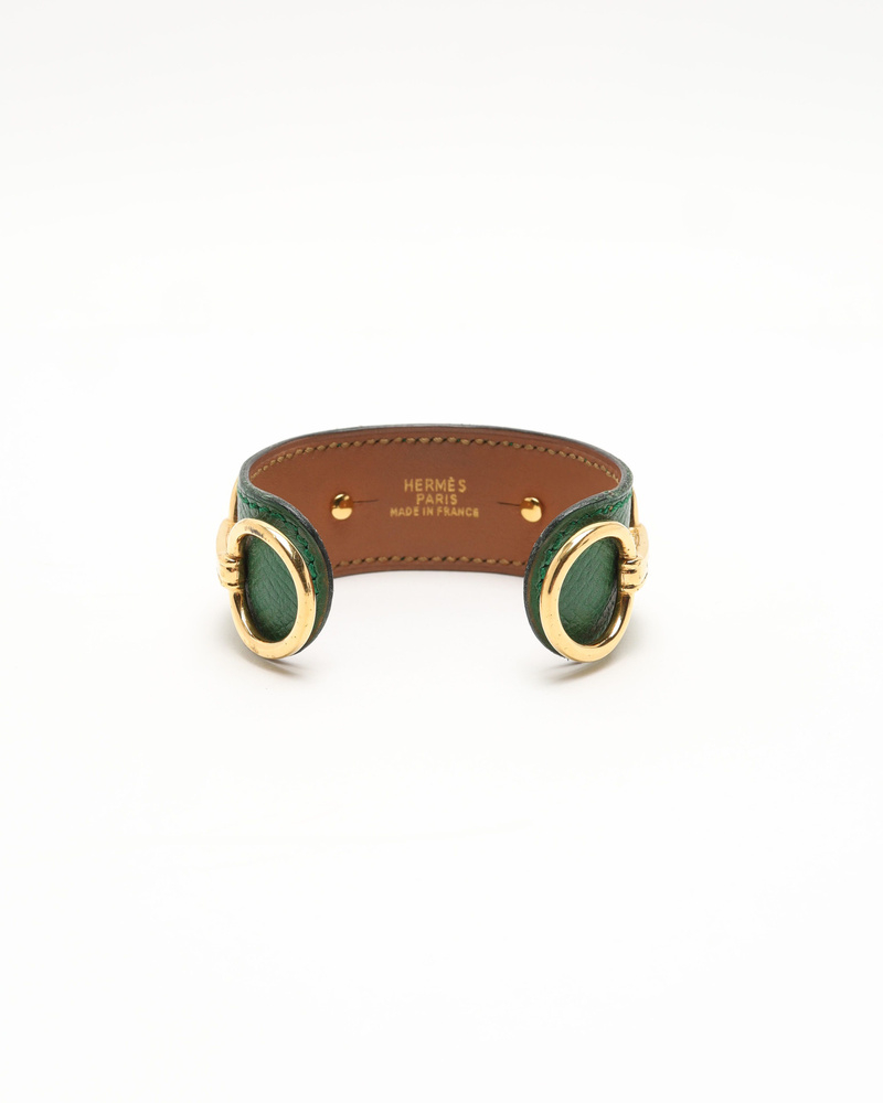 Hermès Leather Cuff Bracelet
