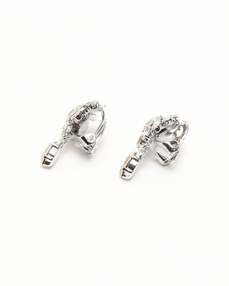 Christian Dior Rhinestone Clip-on Earrings