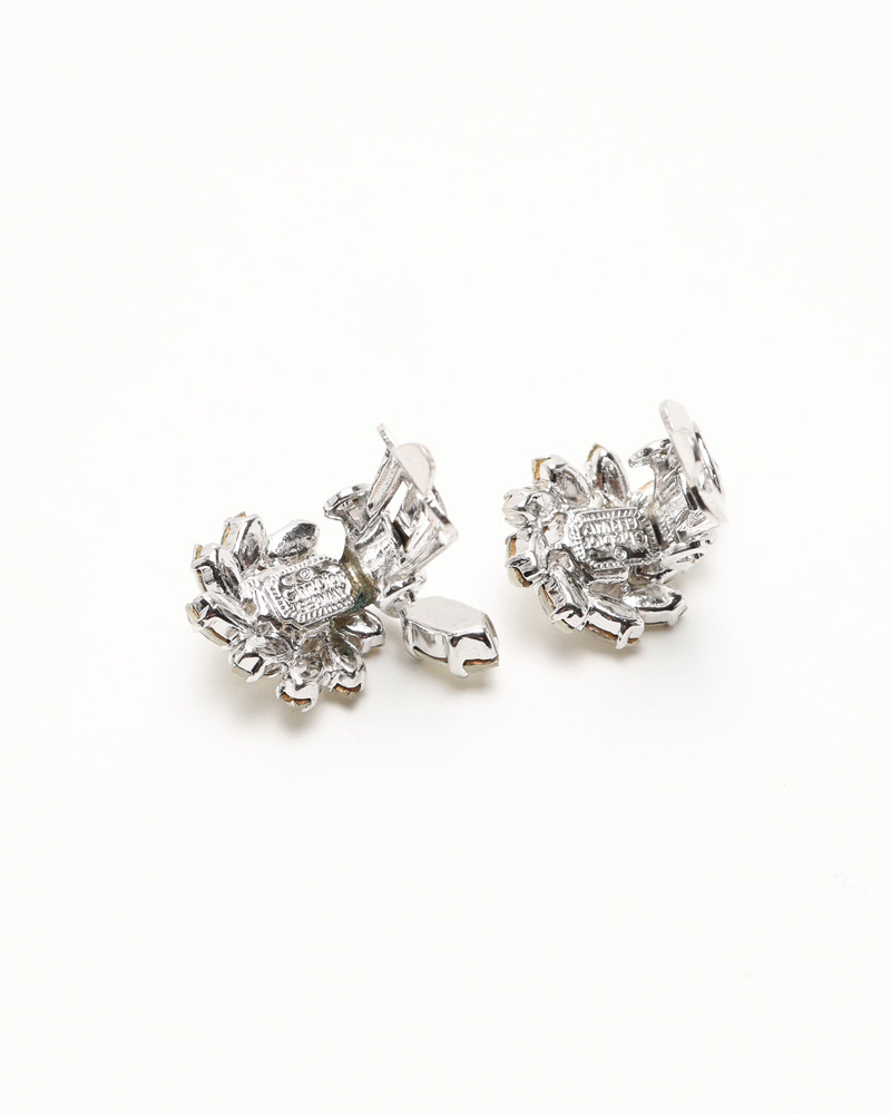 Christian Dior Rhinestone Clip-on Earrings
