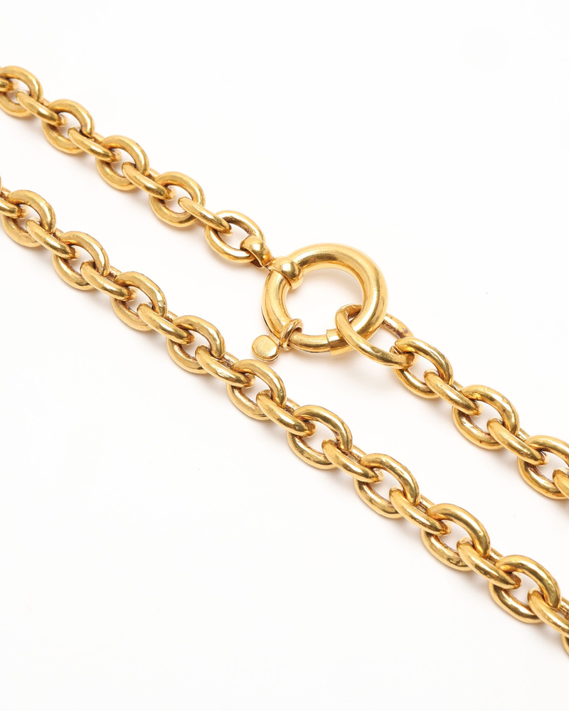 Chanel Vintage Triple Coco Mark Necklace