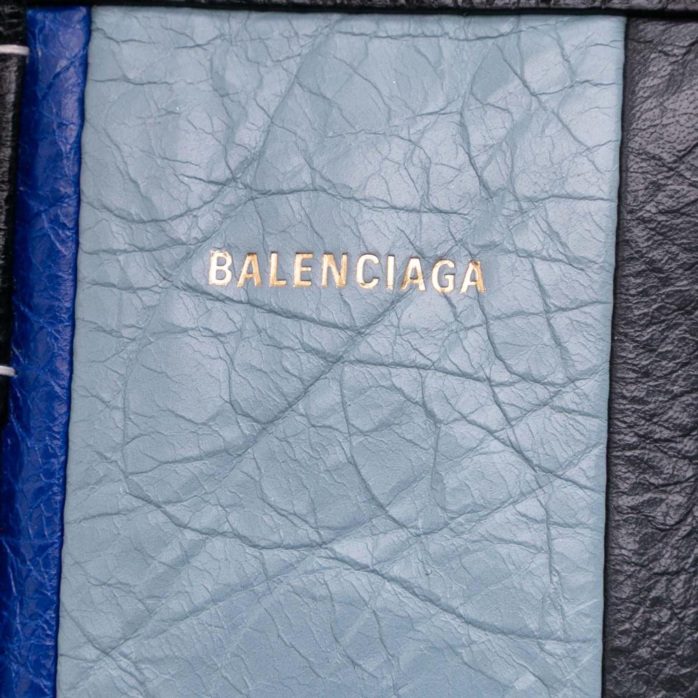 Balenciaga B Balenciaga Black Lambskin Leather Leather XXS Lambskin Bazar Shopper Satchel Italy