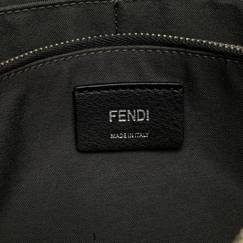 Fendi B Fendi Gray Calf Leather Medium Tricolor By The Way Satchel Italy