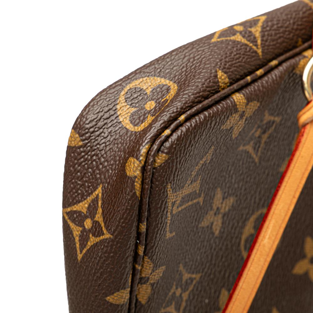 Louis Vuitton B Louis Vuitton Brown Monogram Canvas Fabric Monogram Pochette Accessoires France