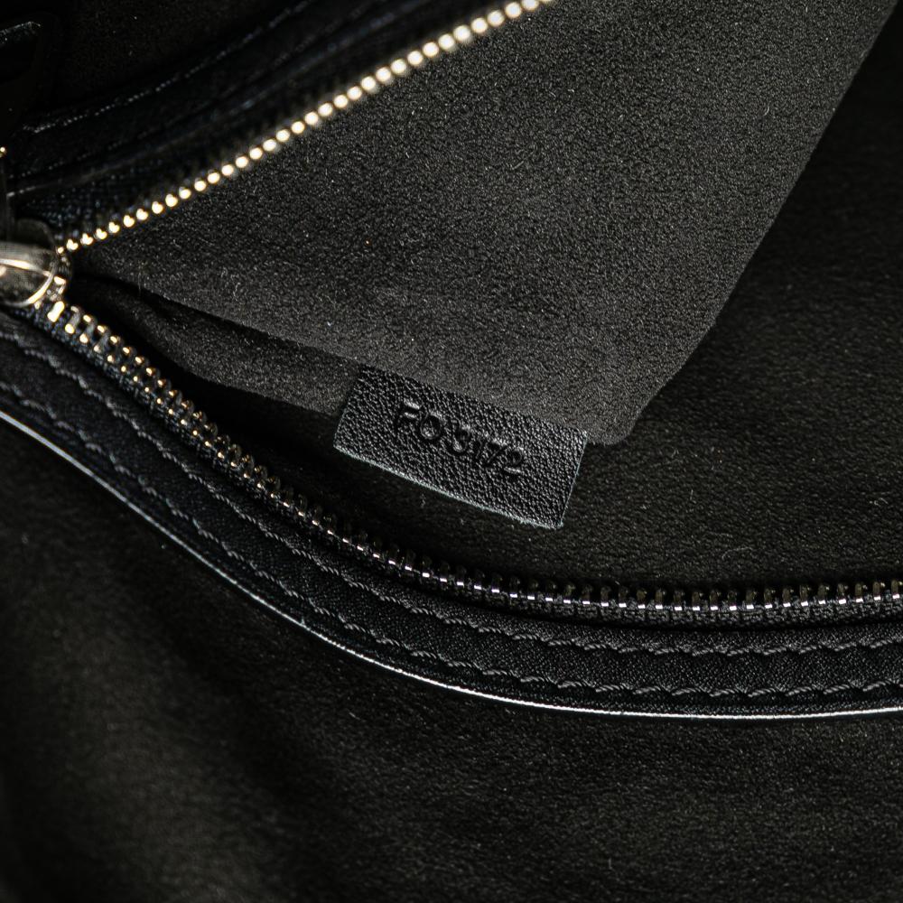 Louis Vuitton B Louis Vuitton Black Lambskin Leather Leather Monogram Antheia Ixia MM Italy