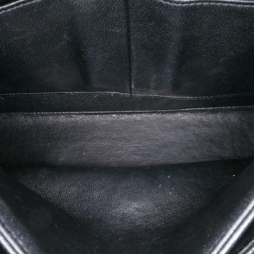 Chanel B Chanel Black Caviar Leather Leather Medium Classic Caviar Double Flap France