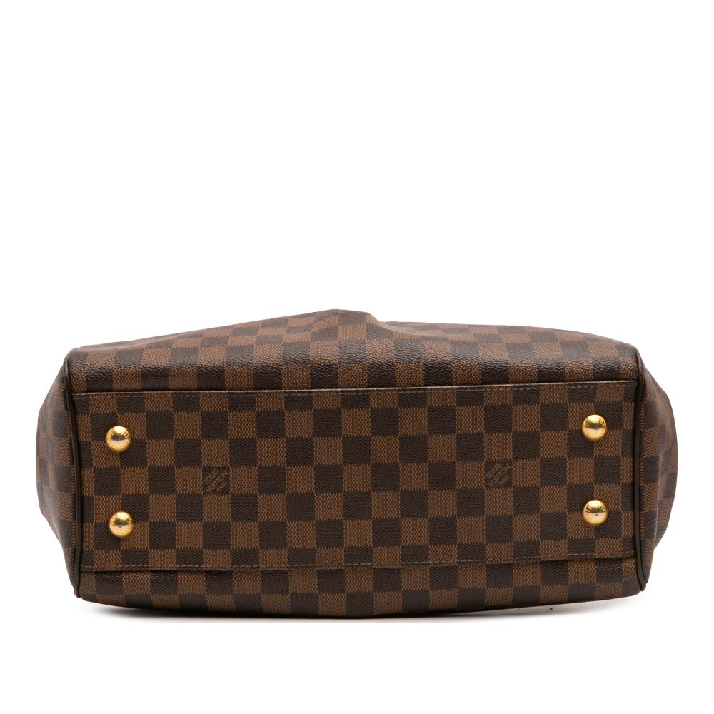 Louis Vuitton B Louis Vuitton Brown Damier Canvas Canvas Damier Ebene Trevi PM France