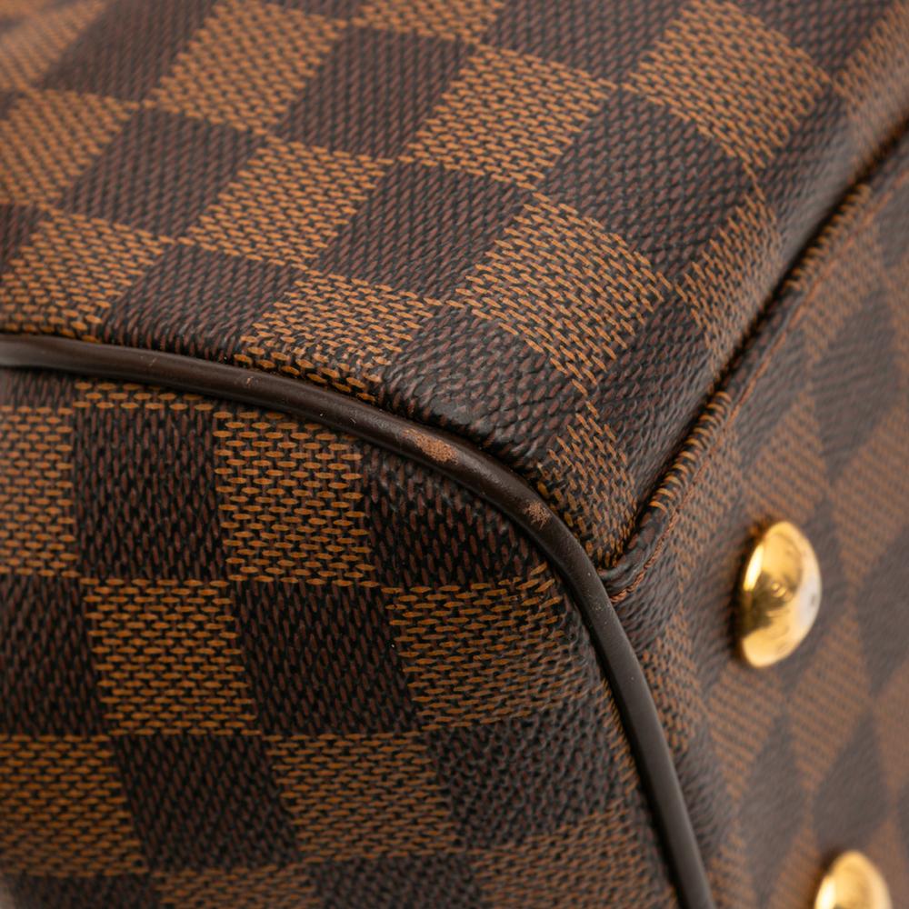Louis Vuitton B Louis Vuitton Brown Damier Canvas Canvas Damier Ebene Trevi PM France