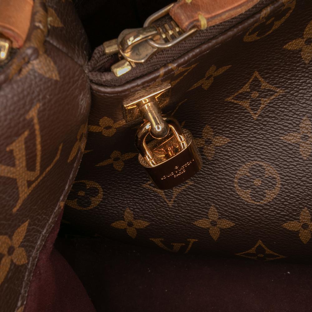 Louis Vuitton B Louis Vuitton Brown Monogram Canvas Canvas Monogram Montaigne MM Spain