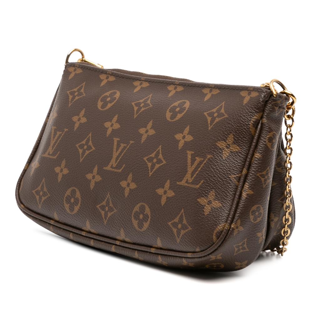 Louis Vuitton B Louis Vuitton Brown Monogram Canvas Canvas Monogram Multi Pochette Accessoires France