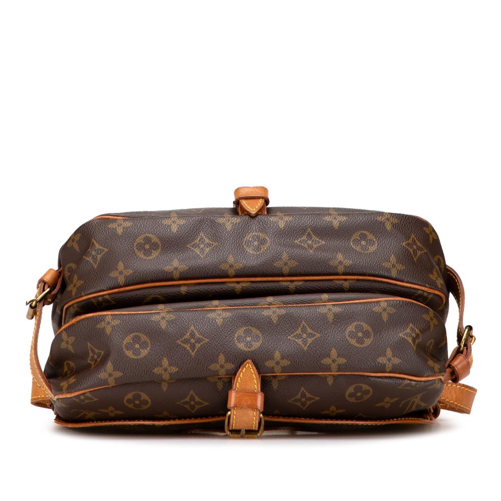 Louis Vuitton B Louis Vuitton Brown Monogram Canvas Canvas Monogram Saumur 30 France