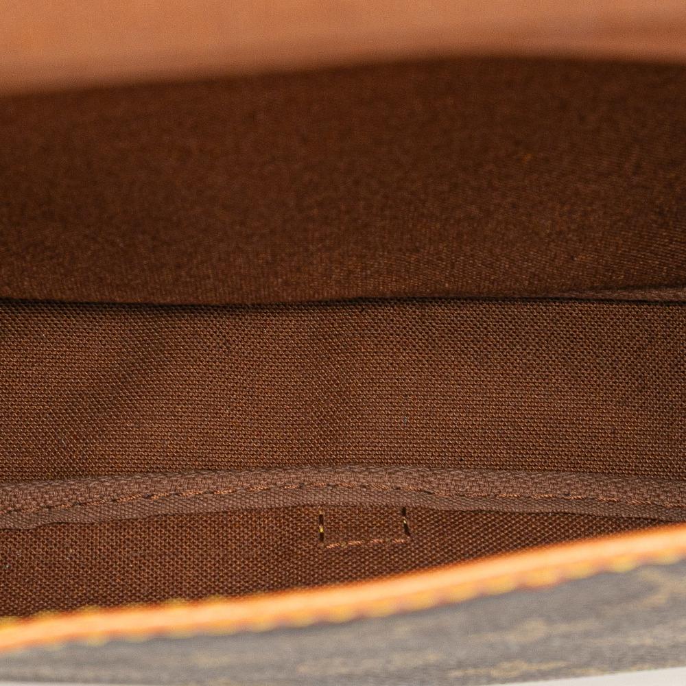 Louis Vuitton B Louis Vuitton Brown Monogram Canvas Canvas Monogram Saumur 30 France