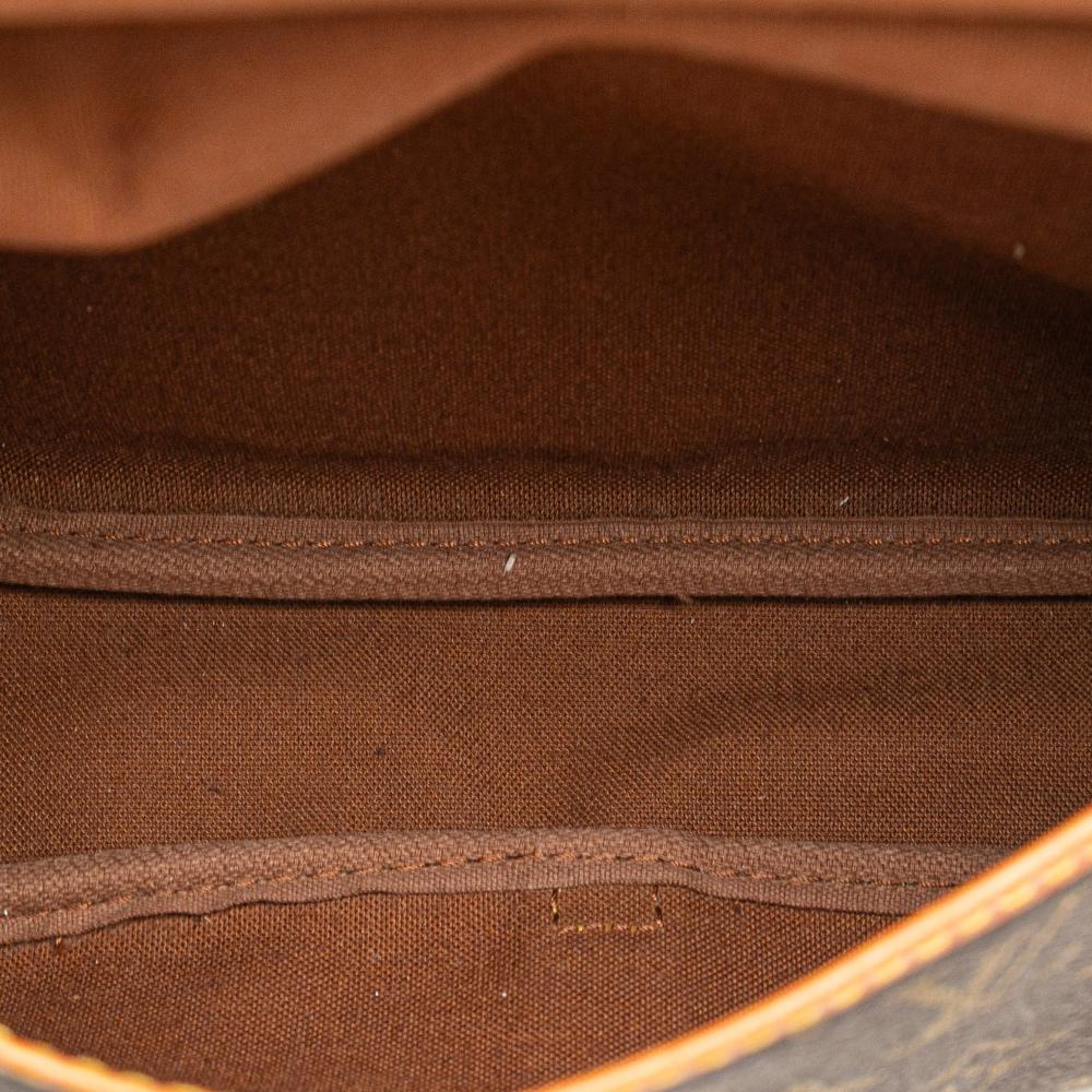 Louis Vuitton B Louis Vuitton Brown Monogram Canvas Canvas Monogram Saumur 30 France