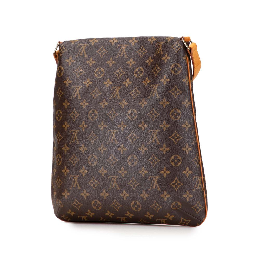 Louis Vuitton B Louis Vuitton Brown Monogram Canvas Fabric Monogram Musette Salsa GM France