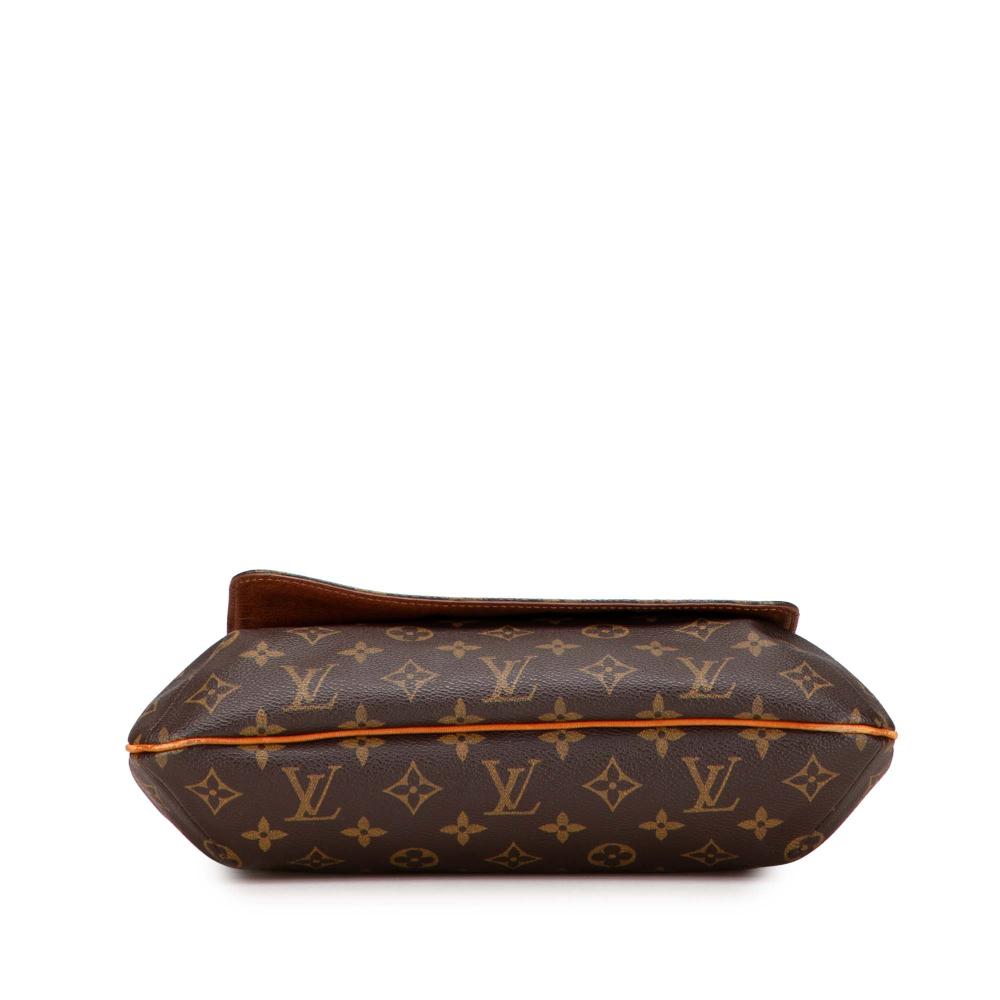 Louis Vuitton B Louis Vuitton Brown Monogram Canvas Fabric Monogram Musette Salsa GM France