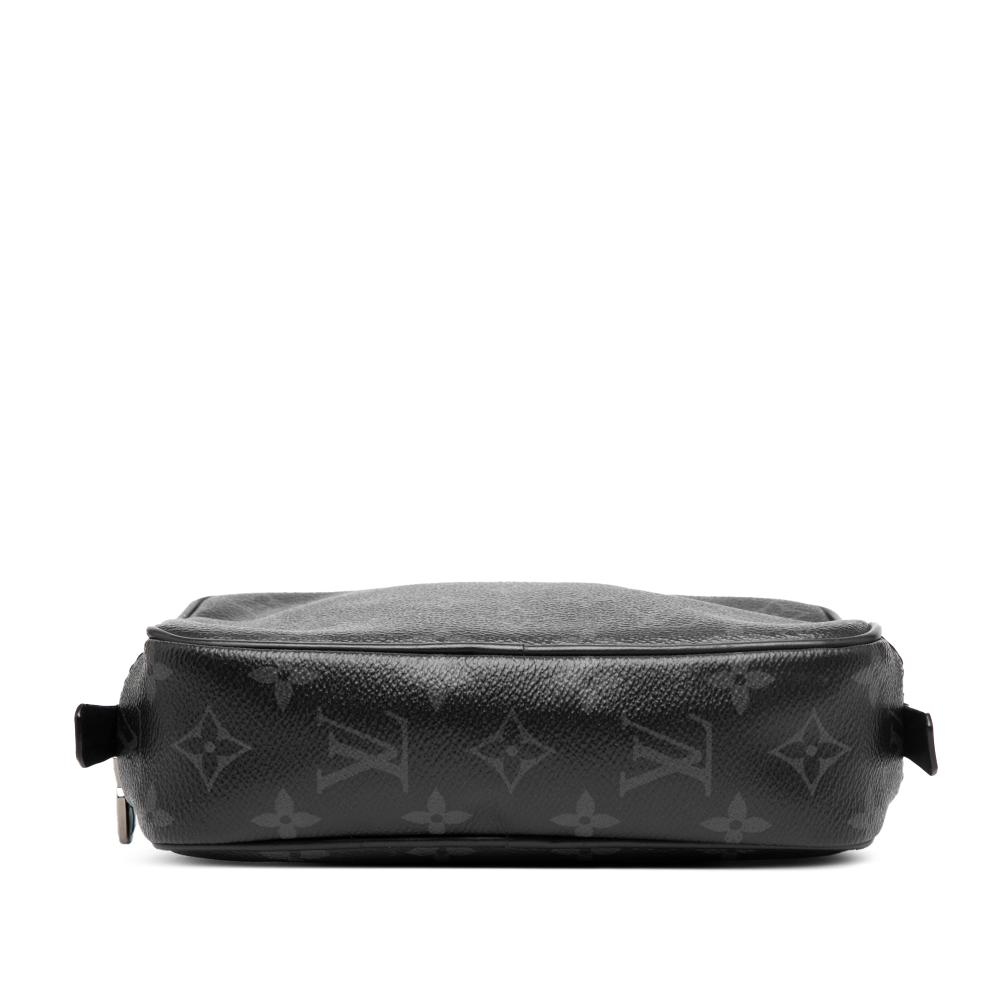 Louis Vuitton AB Louis Vuitton Black Monogram Canvas Fabric Monogram Eclipse Toilet Pouch PM France