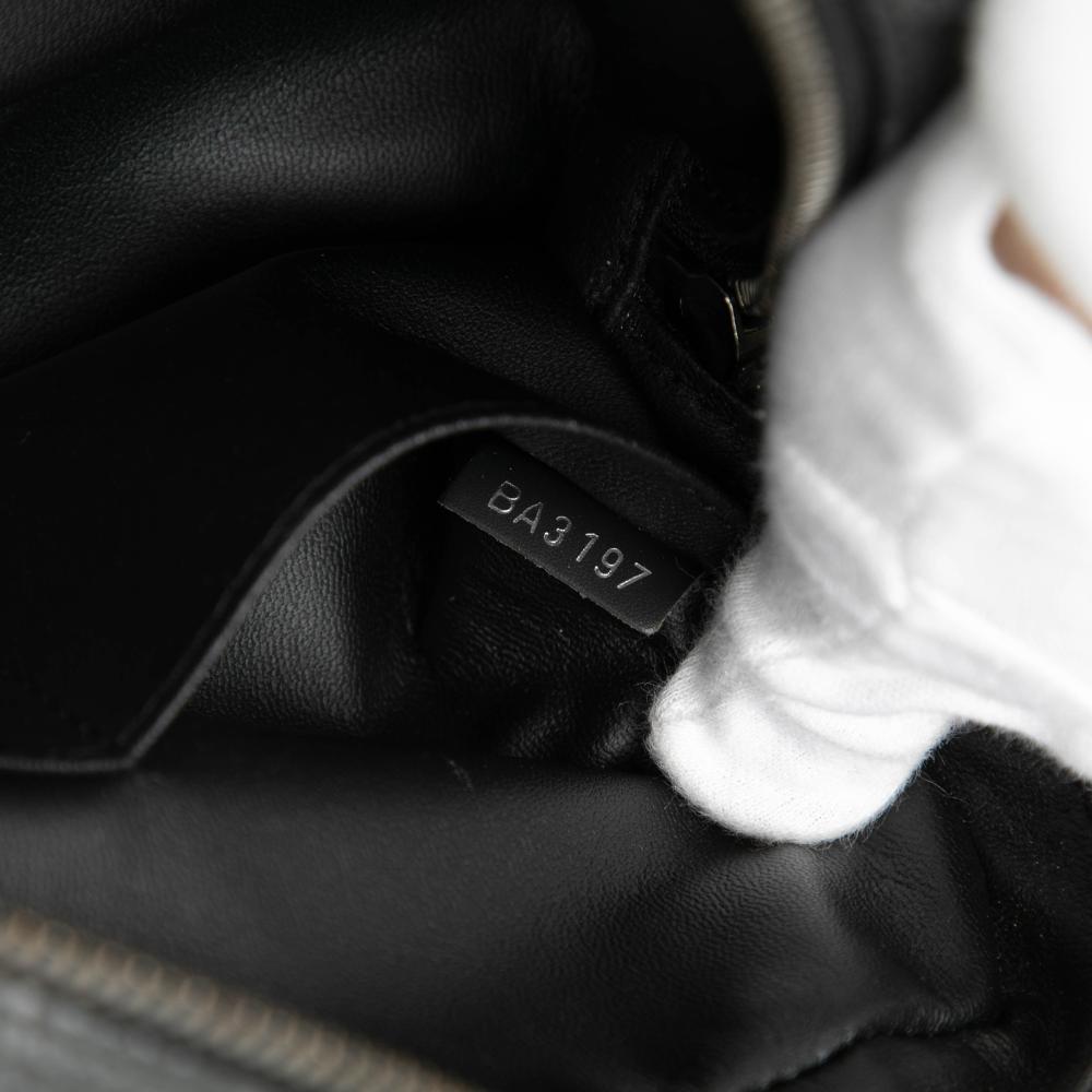 Louis Vuitton AB Louis Vuitton Black Monogram Canvas Fabric Monogram Eclipse Toilet Pouch PM France