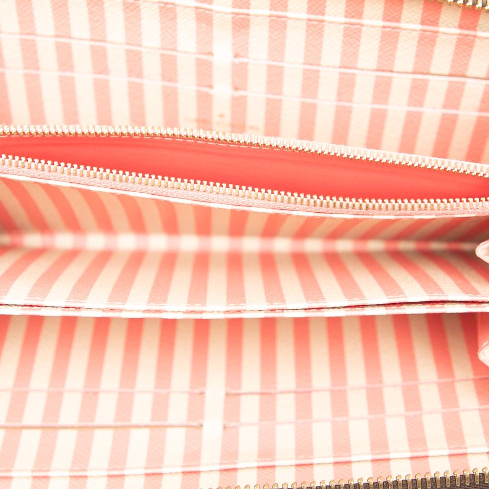 Louis Vuitton Brown Damier Canvas Fabric Damier Ebene Inventuer Trunks and Locks Zippy Wallet Spain