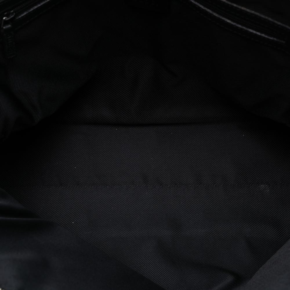 Gucci B Gucci Blue Navy Canvas Fabric GG Handbag Italy