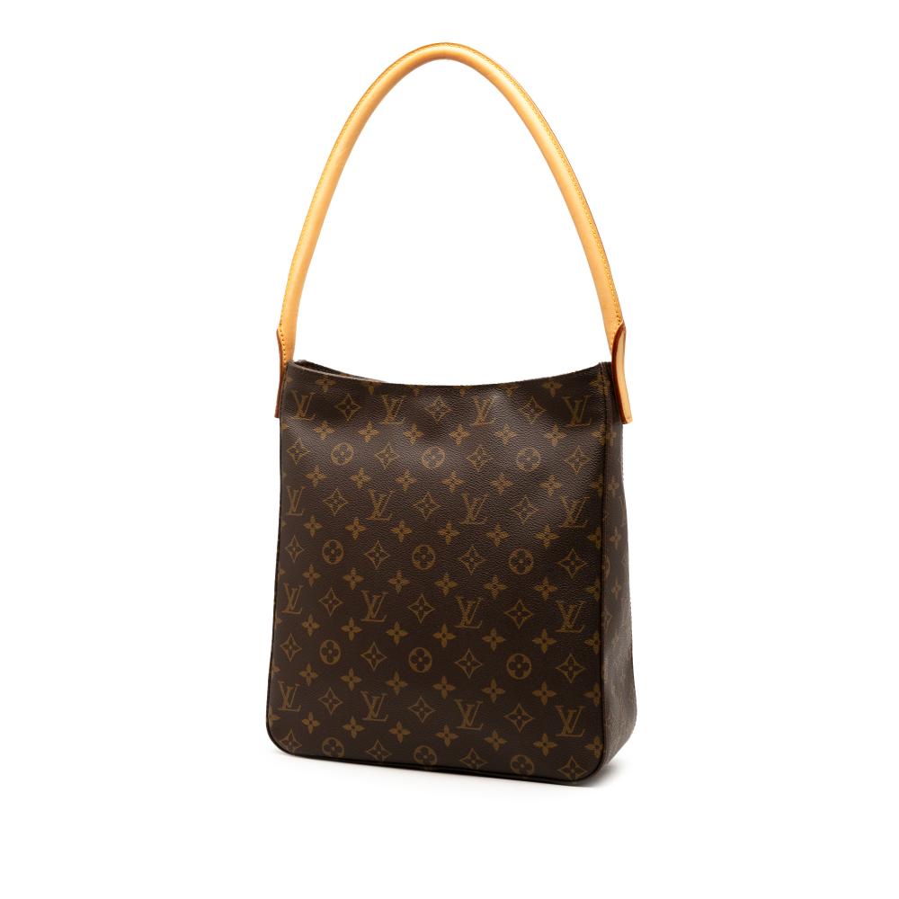 Louis Vuitton AB Louis Vuitton Brown Monogram Canvas Fabric Monogram Looping GM France