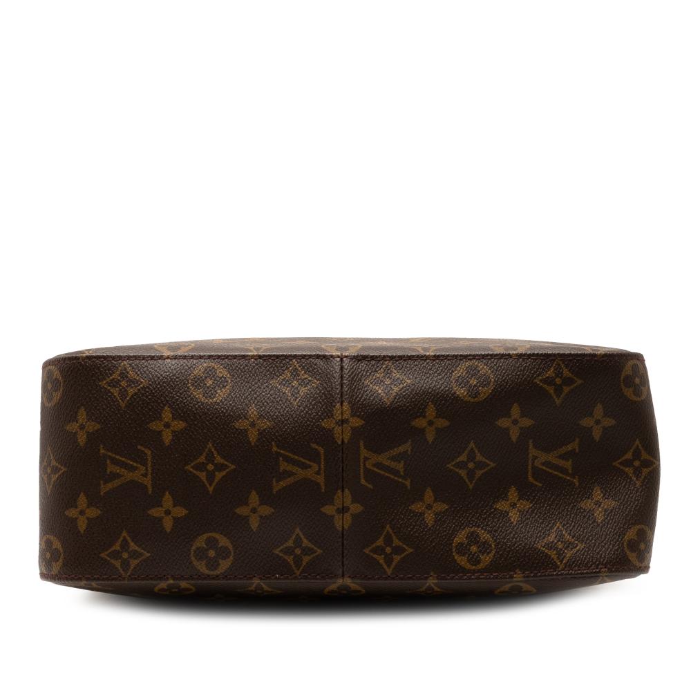 Louis Vuitton AB Louis Vuitton Brown Monogram Canvas Fabric Monogram Looping GM France