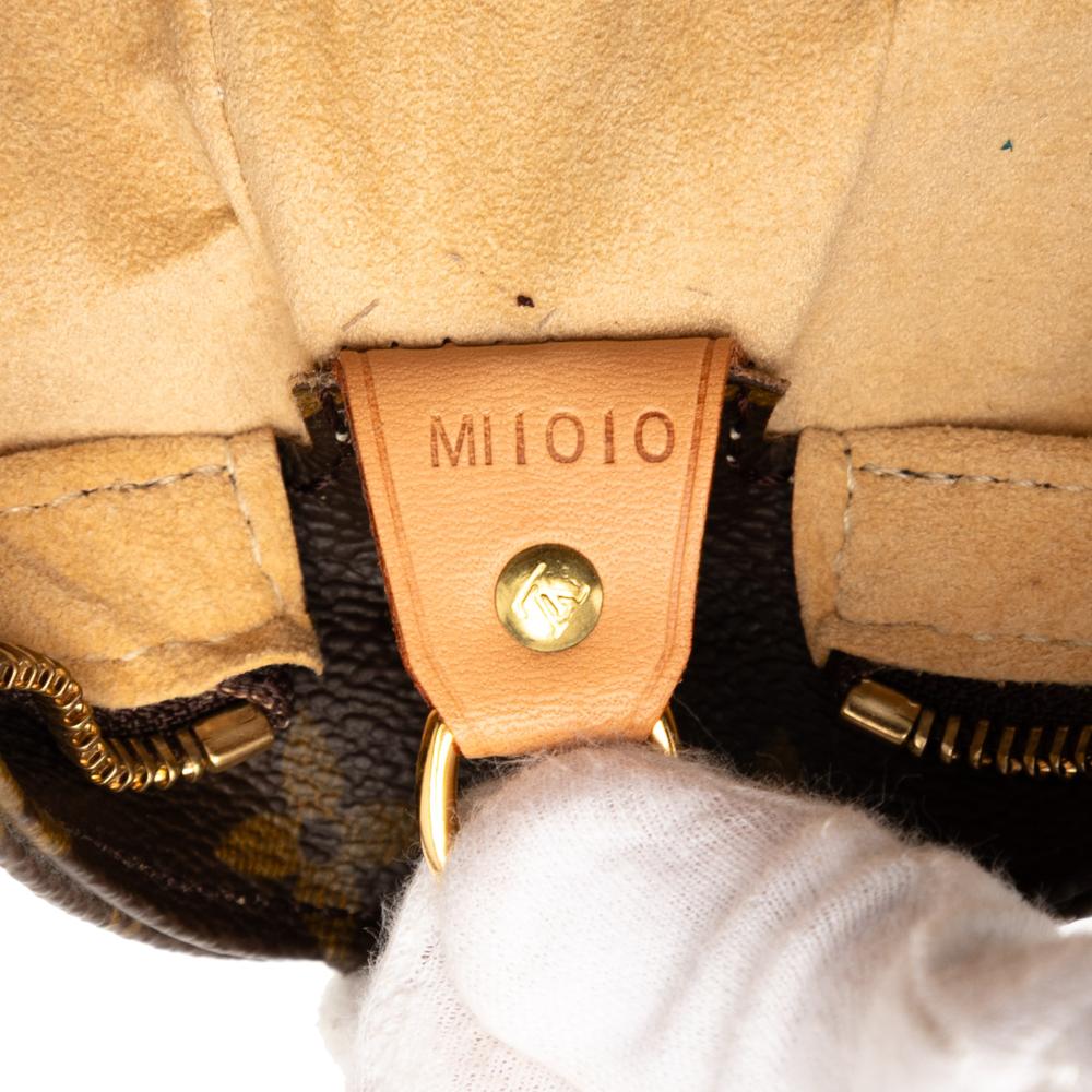 Louis Vuitton AB Louis Vuitton Brown Monogram Canvas Fabric Monogram Looping GM France