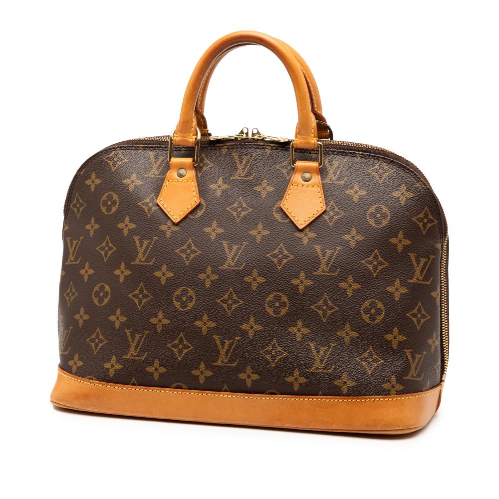 Louis Vuitton B Louis Vuitton Brown Monogram Canvas Fabric Monogram Alma PM United States