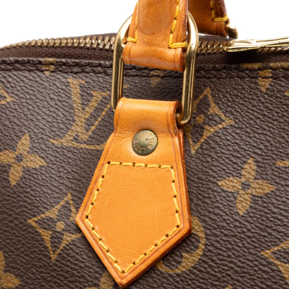 Louis Vuitton B Louis Vuitton Brown Monogram Canvas Fabric Monogram Alma PM United States