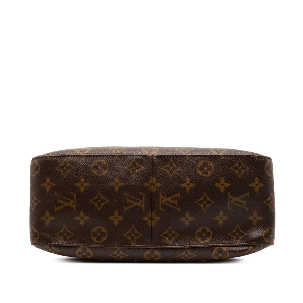 Louis Vuitton B Louis Vuitton Brown Monogram Canvas Fabric Monogram Looping GM France