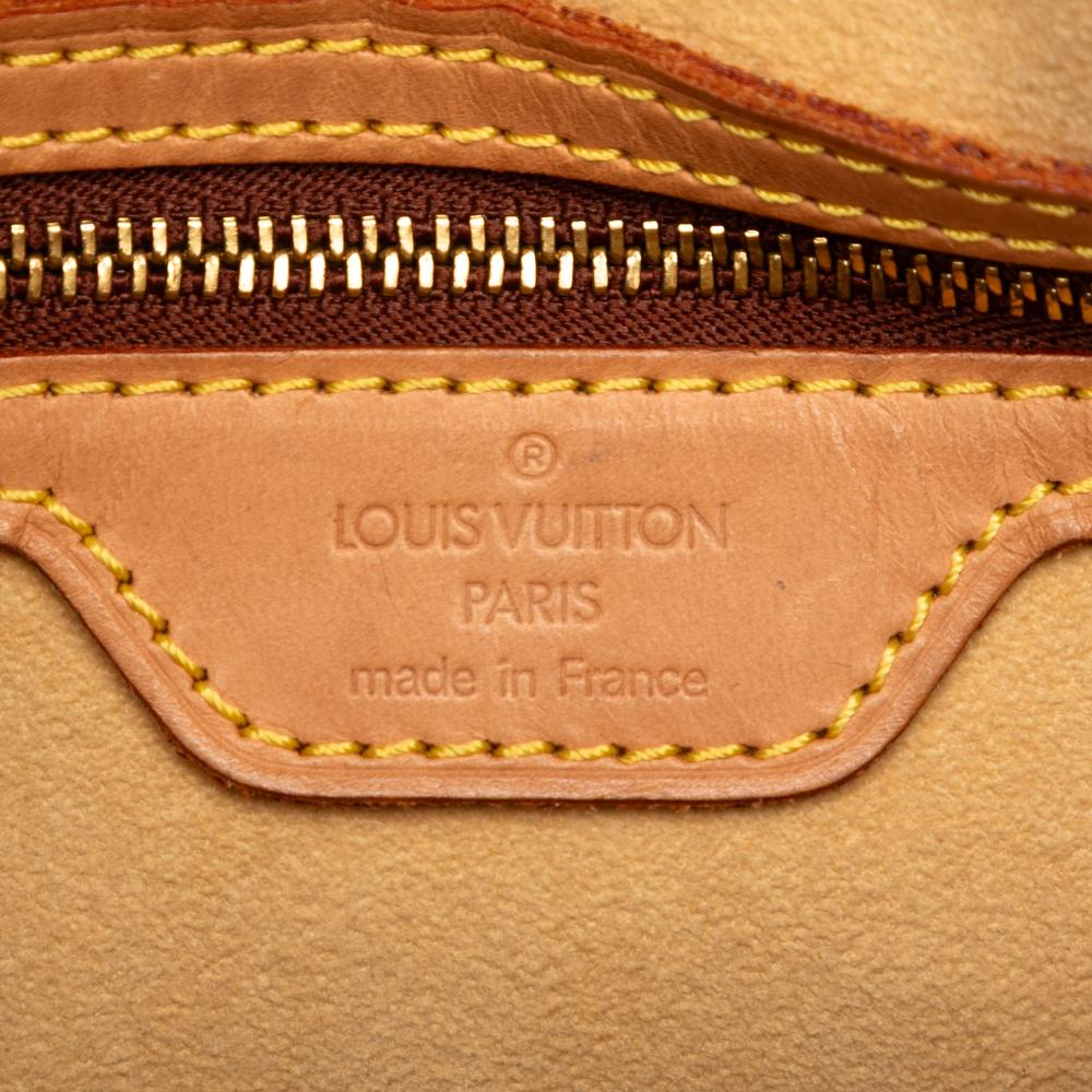 Louis Vuitton B Louis Vuitton Brown Monogram Canvas Fabric Monogram Looping GM France