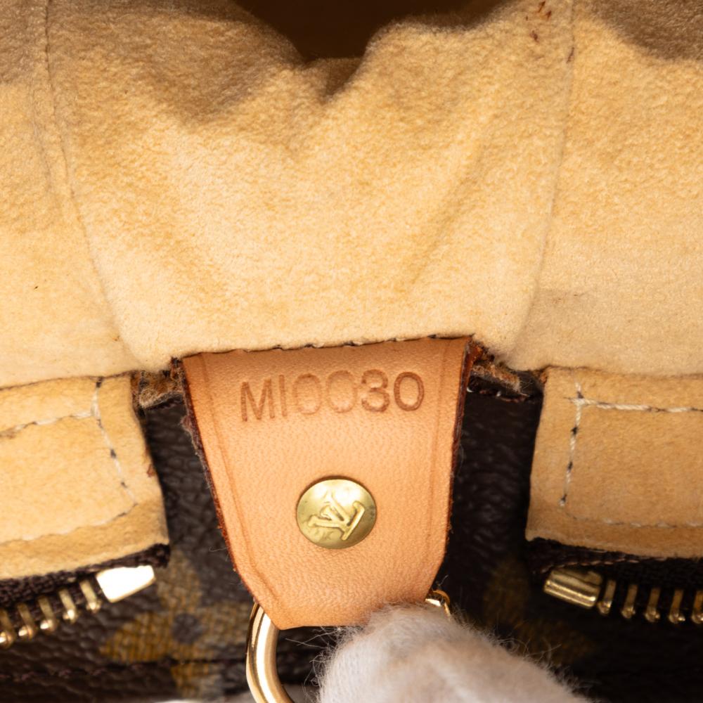 Louis Vuitton B Louis Vuitton Brown Monogram Canvas Fabric Monogram Looping GM France